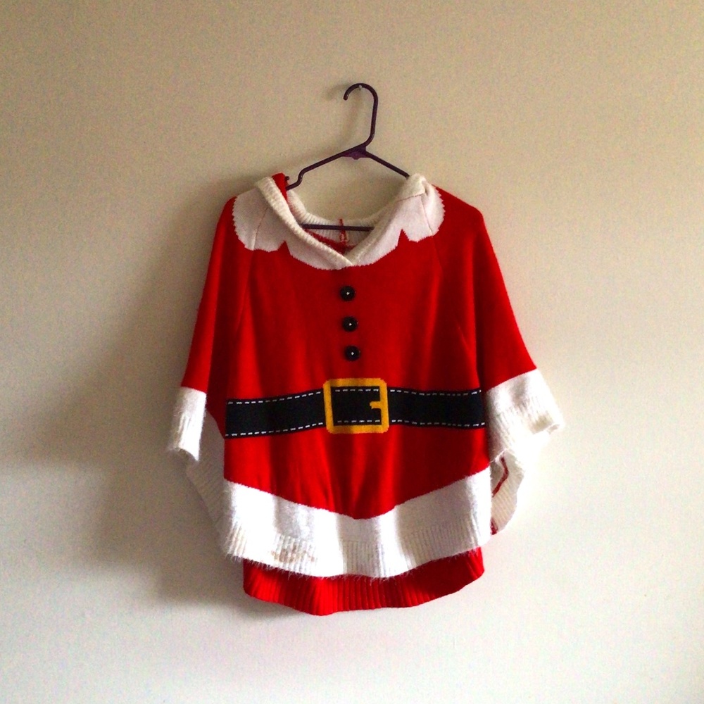 Festive Santa Poncho